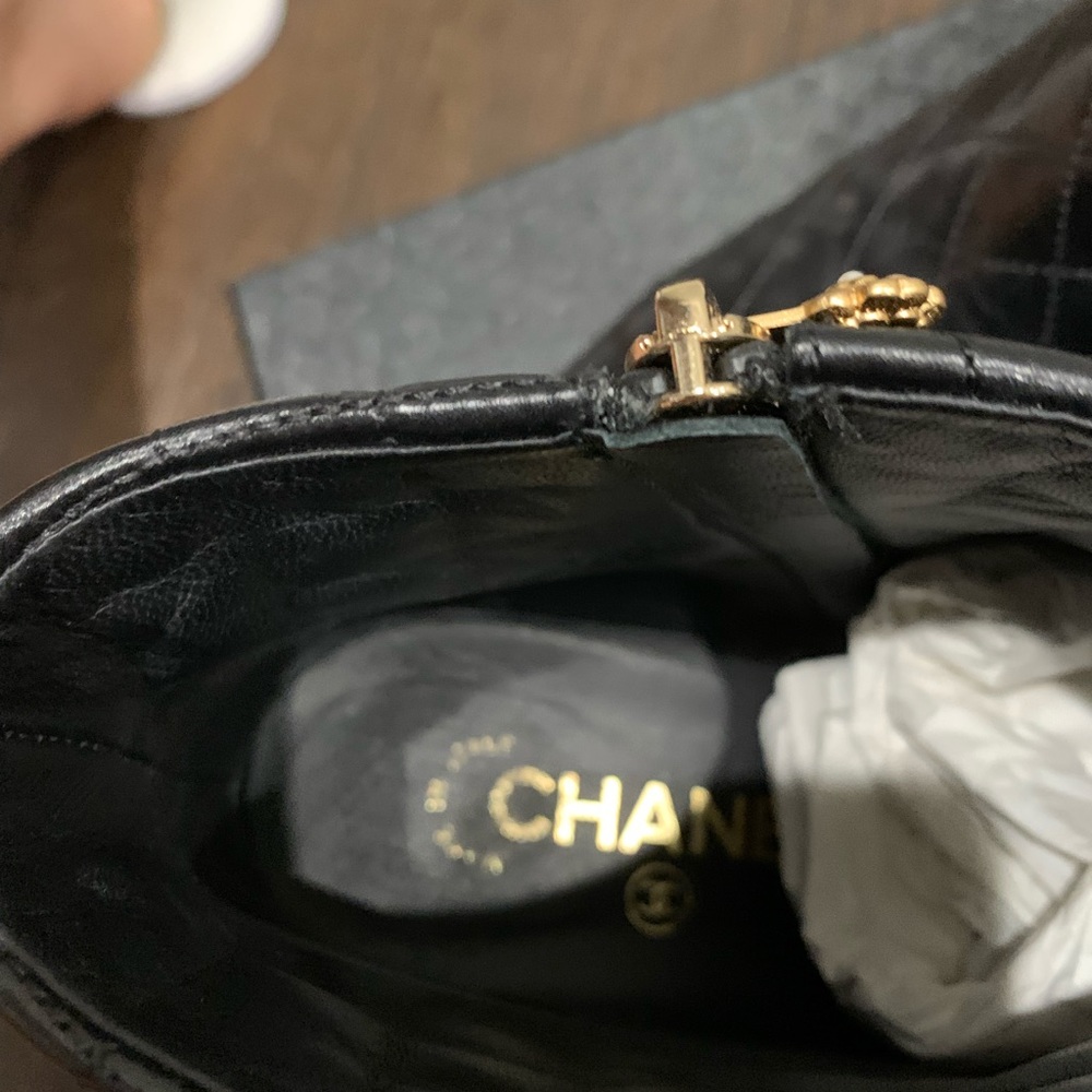 Chanel booties color black size 40 - Picture 7 of 10